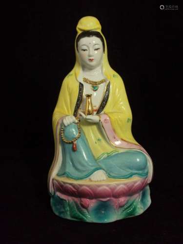 a Chinese porcelain quanyin ,ca 1960