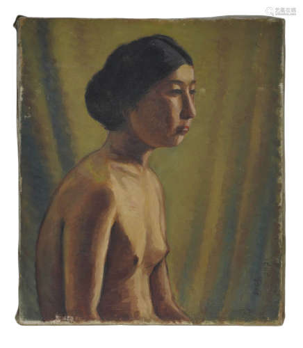 关紫兰 油画 人物 1928年