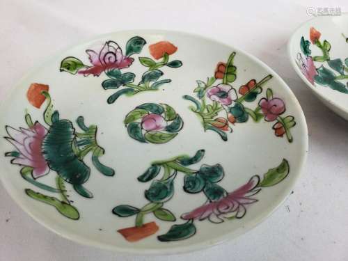 Pair of nice marked chinese antique plates