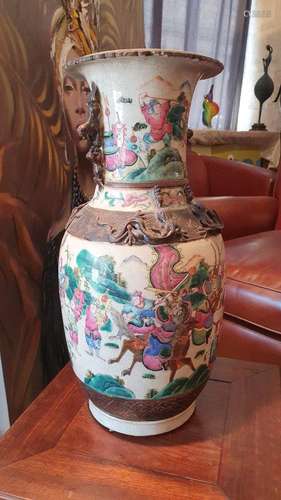 2 Vases Chinois Nankin XIX Eme