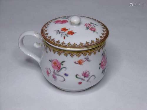 Pot A Jus En Porcelaine Famille Rose d'Epoque XVIIIéme S...