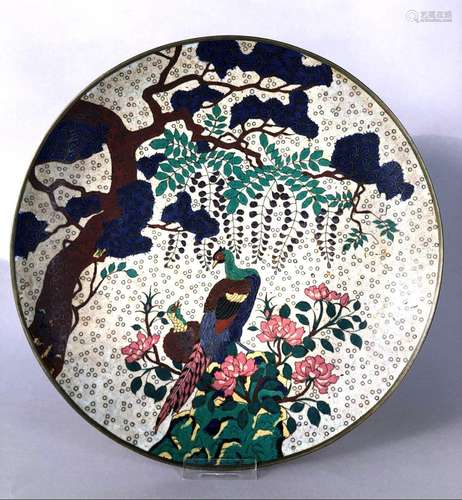 Plat Emaux Cloisonnés Japon époque 19 eme