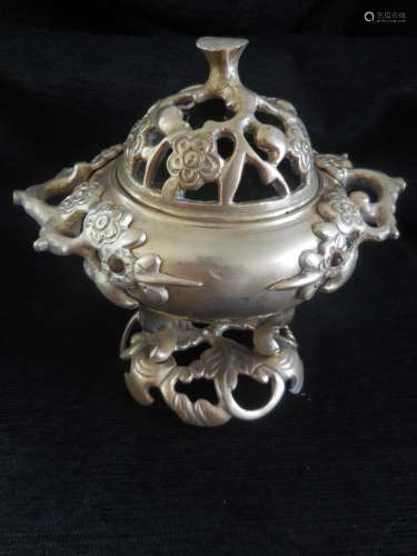 Brule-parfum Bronze Doré Indochine C.1900