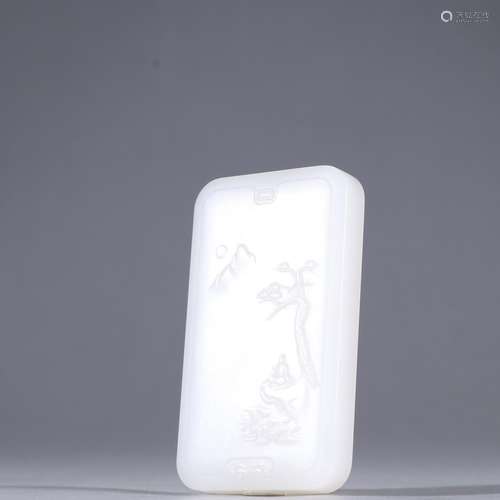 Hetian jade jade seed material character storySpecification:...