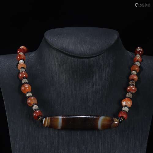 one thousand: old sardonyx necklaceBeads are perfect, bound ...