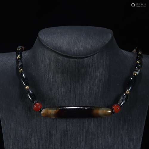 one thousand: old sardonyx necklaceBeads are perfect, bound ...