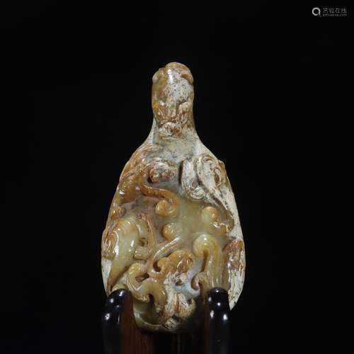 Ancient jade beast grain belt hookSpecification: high genero...