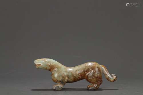 - ancient jade "tiger" furnishing articlesSpecific...