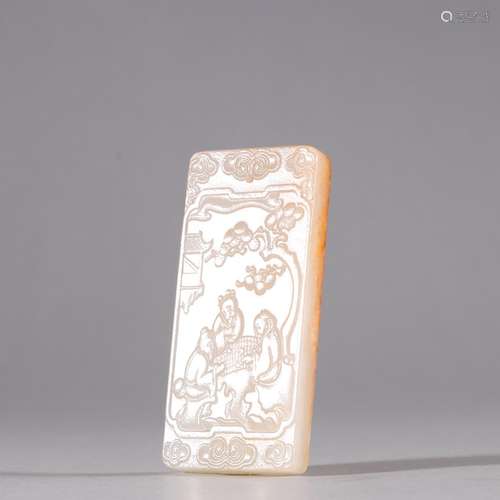 Stories of hetian jade, jade brandSpecification: high 7.9 3....