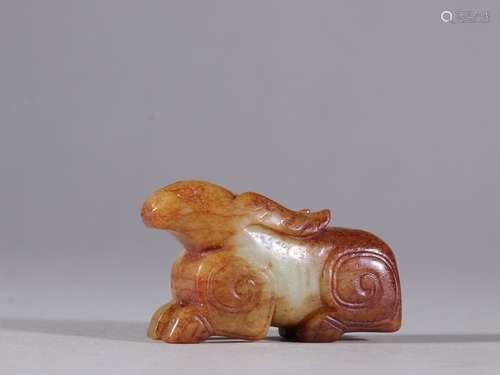 Ancient jade pendant the lucky rabbitSpecification: long and...