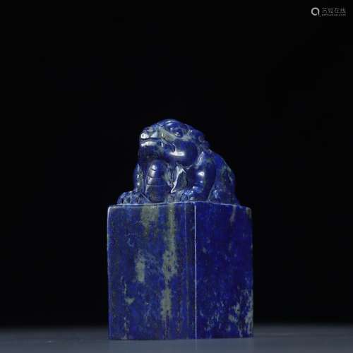 Lapis lazuli beast button sealSpecification: high generous 3...