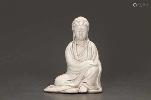 Dehua white porcelain "avalokitesvara" statuesSpec...