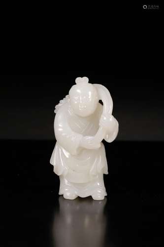 Hetian jade is take the boy to piecesSize: 3.5 * 2 * 7 cm we...