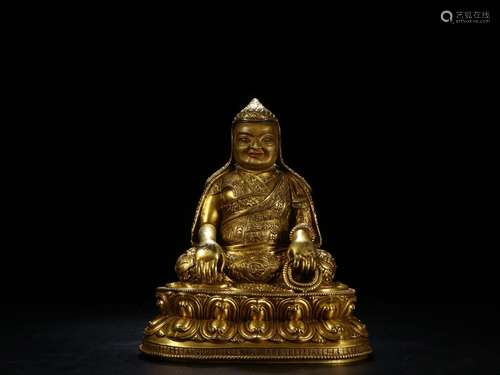 : gold father of statuesSize: 23.8 cm high 19.5 cm wide weig...