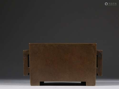 Copper foetus manger furnace.Specification: length 16.5 cm w...