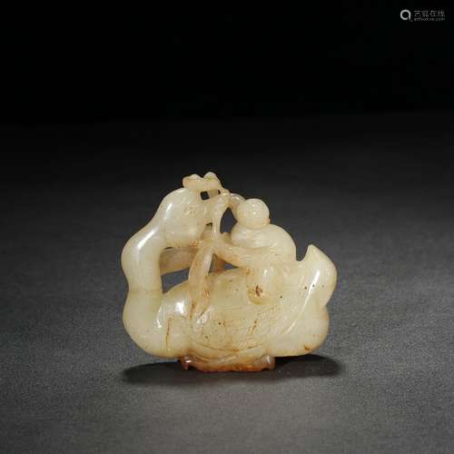 : hetian jade the boy play the gooseSpecification: length 8....