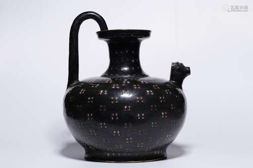 , ji kiln all over the sky star tail of pot24 cm high, diame...