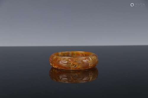 : engraved look agate braceletDiameter of 7.7 cm thick 2 cm ...