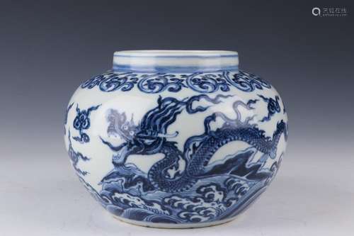 : "big" blue sea dragon tank16 cm diameter 20 cm h...