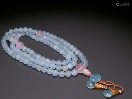 Sea blue 108 beadsSpecification: bead diameter 1 cm weighs 2...