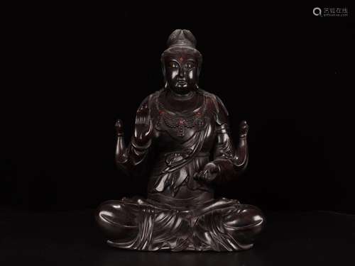 - lobular rosewood "guanyin" cave of furnishing ar...