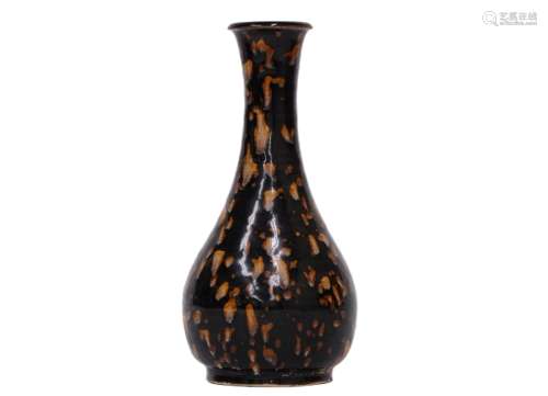 宋 吉州窑鹧鸪斑花瓶