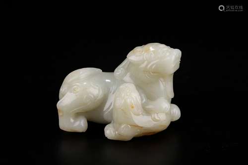 , hotan Bai Yuzi mares to piecesSize: 9 * 6.5 * 6 cm weight:...