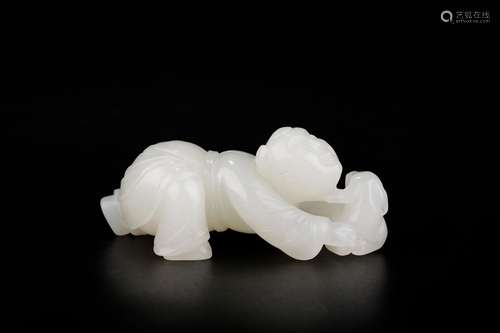 , hotan jade the boy play the pieceSize 7. * 3.5 * 3.5 cm we...