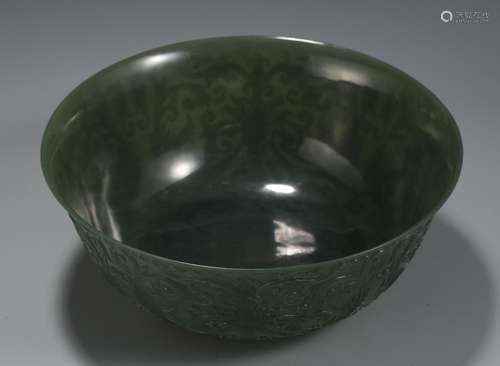 , jade flower grain dishesSize, 7.3 18.2 cm in diameter weig...