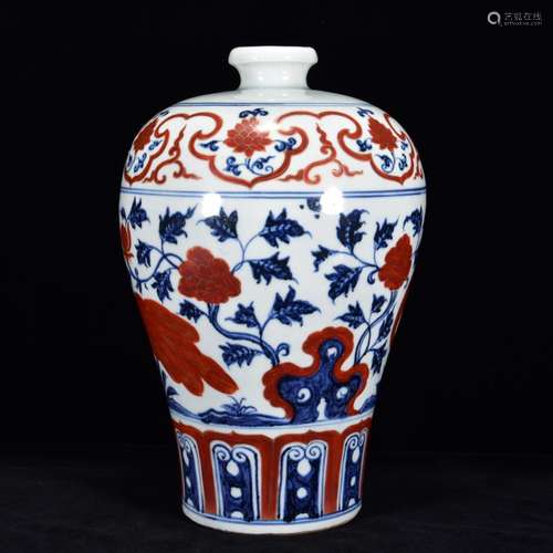 In blue and white youligong tracing painstakingly bottle 30 ...