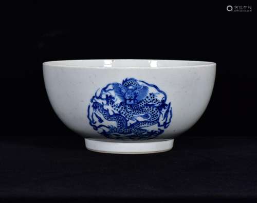 10 * 19 m in blue and white dragon bowl