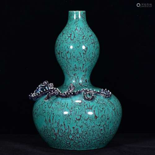 In a hoard of glaze panlong gourd 21 * 13 m