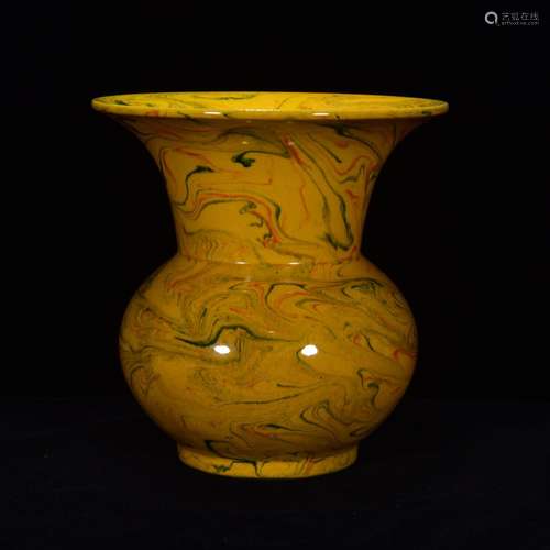 In stone glaze flower vase with 12 * 12 m