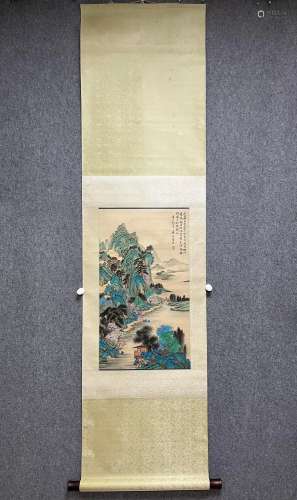 Lu Hui landscapeDraw core: 35 * 62Paper twill piping vertica...