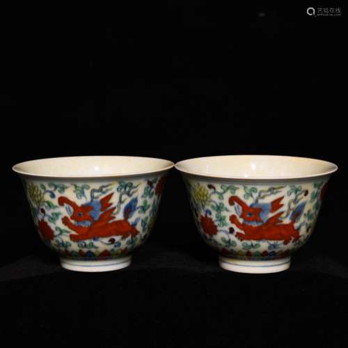 5.2 x8.2 chenghua bucket color walrus grain cup