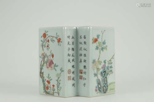 , "" pastel flowers grain fangsheng pen containerS...