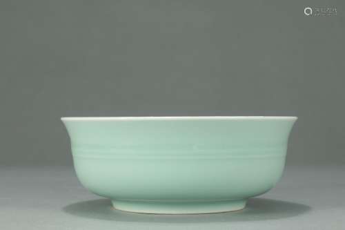 , "" powder blue glaze bowlsSize: 7 high caliber 1...