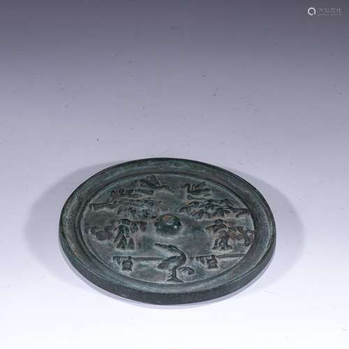 The old stories of bronze mirrorsSpecification: 13.2 cm in d...