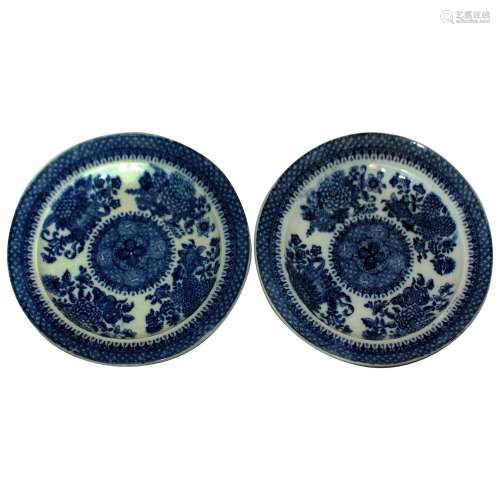 Early 19th Century Pearlware Plates - A Pair