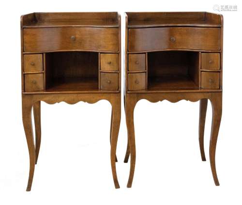 Pair Of French Bedside Tables Louis Rev C1920