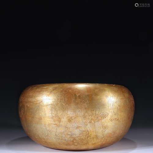 Copper and gold Buddha bowl rib storySpecification: high 12 ...