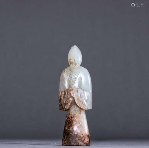 Ancient jade figures furnishing articlesSpecification: 8.4 c...