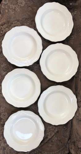 Six Wedgwood Creamware Bowls - Late 19th Century