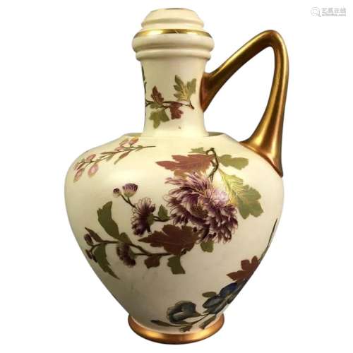 Royal Worcester Large Jug Antique c1900