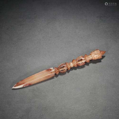 Hetian jade vajraSize, 2.4 cm long 2.3 cm high 23.5 cm wide ...