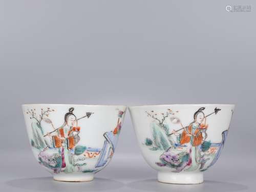 A pair of cups, stagnation pastel "had"Size, 5 cm ...