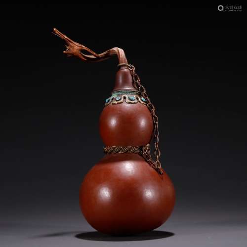 Robe, gourd package copper pot potSpecification: high 13.6 6...