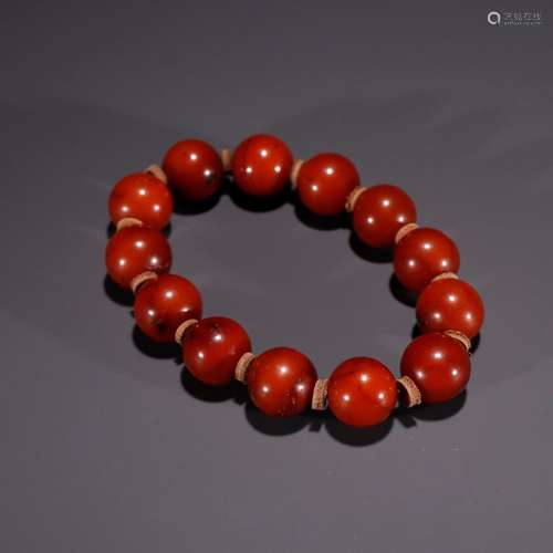 Beeswax hand round bead stringSpecification: bead diameter 1...