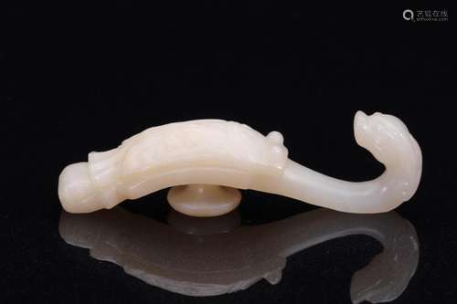 : hetian jade longnu hookLong and 8.5 cm wide and 1.6 cm hig...