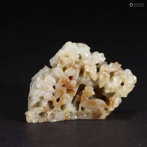 Deer: hetian jade grain road dashanzi furnishing articlesSiz...